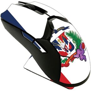 MightySkins Skin Compatible with Razer Viper Ultimate - Dominican Flag | Protective, Durable, and Unique Vinyl Decal wrap Cover | Easy to Apply, Remove, and Change Styles | Made in The USA