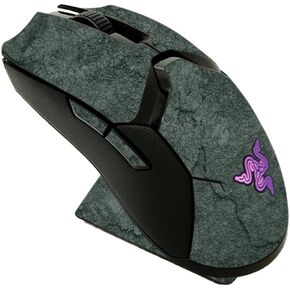 MightySkins Skin Compatible with Razer Viper Ultimate - Green Stone | Protective, Durable, and Unique Vinyl Decal wrap Cover | Easy to Apply, Remove, and Change Styles | Made in The USA