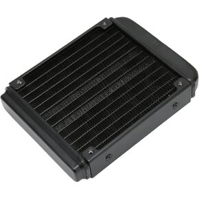 120mm Radiator,Aluminum Liquid CPU Cooler Water Cooling Radiator,for 5‑7mm Inner Diameter Water Pipes,Computer Replacement Radiator