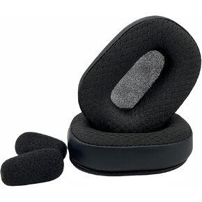 Replacement Earpads Cover Cushions Pads Earmuffs Accessories Compatible with Vxi BlueParrott B450-XT B450XT Noise Cancelling Bluetooth Headset-Mesh Fabric