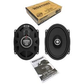 Hogtunes 572-XL High Performance XL Series 5"x 7" Saddlebag Lid Speakers (2 Pack), Fits 1998-2024 Harley-Davidson Motorcycles