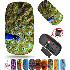 maizi Mouse Wireless for Mac Computer Personal Laptop, Mice Wireless Image ID: 24860693 Natural Roses backgro 2.4G USB Receiver Portable American-Made Product