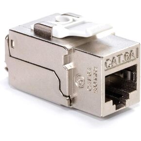 5-Pack RJ45 Cat6A STP Shielded Keystone Jack