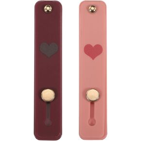 MECCANIXITY 2 Pcs Phone Loop Finger Holder Silicone Phone Strap Grip Holder Cell Phone Grip Stand for Most Smartphones Blue,Navy