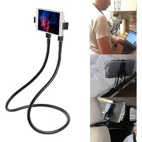 Lazy Neck Phone Holder Hand-free Rotating Vertical Horizontal Gooseneck Multiple Function Mounts - for Cell Phone,Tablet,iPad,Kindle,iPhone,Samsung,and Other Smartphone Devices Multi Angle Holder
