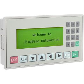 Akozon Text Display OP320-A 3.7 inch HMI Support S485/RS232 Communication Port with Cable for PLC