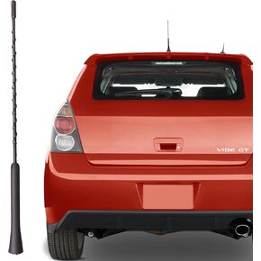 هوائي 16 بوصة لـ Pontiac Vibe (2003-2010)، هوائي Pontiac Vibe، هوائي مطاطي مرن بديل لـ Pontiac Vibe 2003 2004 2005 2006 2007 2008 2009 2010، أسود