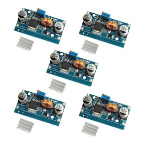 5Pcs 5A DC-DC Adjustable Buck Converter 4V-38V to 1.25V-36V Step Down Power Supply Module XL4015
