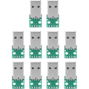 Akozon USB Type A to DIP Adapter Board, 4 Pins, Standard USB