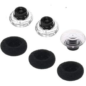 Small Size Eartips & Foam Cover 3 Pack Replacement Kit for Plantronics Voyager Legend [3 Ear Tips & 3 Foam Cover] (L3S)