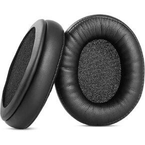 وسائد أذن بديلة احترافية متوافقة مع سماعات الرأس Sennheiser HDR120 RS120 RS110 HDR110 مع وسائد أذن من الجلد البروتيني الناعم/إسفنج الذاكرة