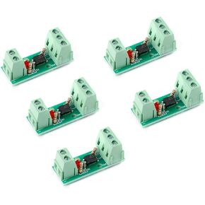 5Pcs 24V Optocoupler Isolation Board Optoelectronic Isolator EL817 PC817 Card Rail Bracket Input 3-5 V Optocoupler Isolation Module 1 Channel Opto PNP NPN Signal Converter