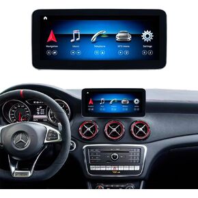Android 13 Car Stereo 10.25" 4GB RAM+64GB ROM Car Touch Screen for Mercedes Benz GLA CLA A Class X156 C117 2016-2018 NTG5.0, Support Wireless Carplay, Global Weather, OTA Upgrade,Voice Control