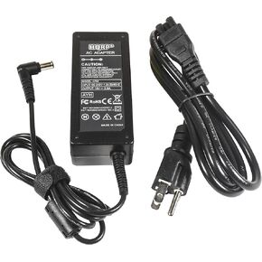 HQRP AC Adapter Compatible with Sony SA-32SE1 SA-40SE1 SA-46SE1 TV Sound Bar System AC-E1826 Power Supply Cord Adaptor Plus Euro Plug Adapter