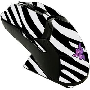 MightySkins Skin Compatible with Razer Viper Ultimate - Black Zebra | Protective, Durable, and Unique Vinyl Decal wrap Cover | Easy to Apply, Remove, and Change Styles | Made in The USA