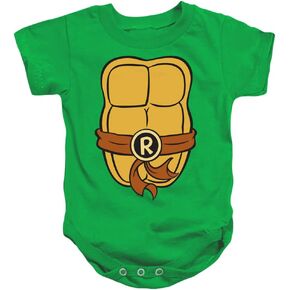 بدلة Popfunk Classic TMNT Teenage Mutant Ninja Turtles Raphael Chest للجنسين للأطفال الرضع، كيلي جرين، 12 شهرًا in Kuwait