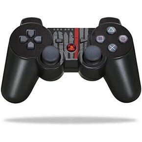 Protective Vinyl Skin Decal Skin Compatible with Sony Playstation 3 PS3 Controller wrap Sticker Skins Thin Red Line