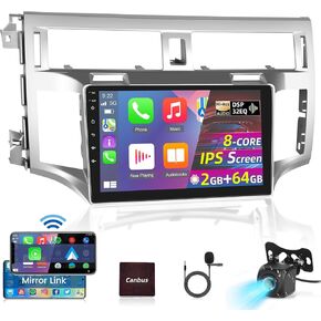 8-Core Car Stereo for Toyota Avalon 2005-2010 - [2+64G] 9 inch IPS Touchscreen Android 13 Avalon Radio - Wireless Carplay & Android Auto, DSP+32EQ, 59 UI, WiFi, SWC + AHD Backup Camera + Canbus