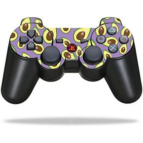 Protective Vinyl Skin Decal Skin Compatible with Sony Playstation 3 PS3 Controller wrap Sticker Skins Purple Avocados
