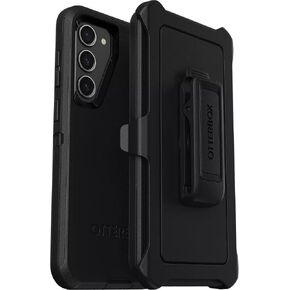 OtterBox Galaxy S23+ (Only) - Defender Series Case - Black - Rugged & Durable - with Port Protection - includes Holster Clip Kickstand - Non-Retail Packaging