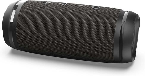 Morpheus 360 Bluetooth Speakers, Built-in Microphone, Loud with Bass, Outdoor Speakers Bluetooth, 10 Hour Play Time, 360 Surround Sound, IPX6 Water Resistant - BT5850BLK in Saudi Arabia