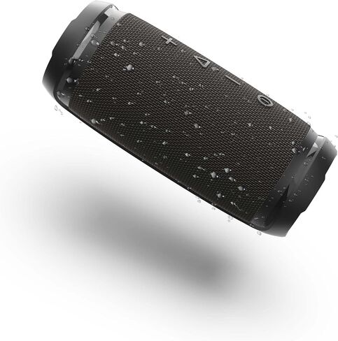 Morpheus 360 Bluetooth Speakers, Built-in Microphone, Loud with Bass, Outdoor Speakers Bluetooth, 10 Hour Play Time, 360 Surround Sound, IPX6 Water Resistant - BT5850BLK in Saudi Arabia
