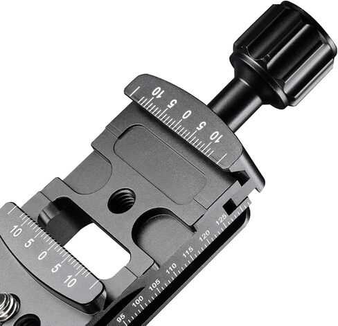 Neewer 140mm المهنية السكك الحديدية العقدية الشريحة المعدنية الإفراج السريع المشبك للكاميرا in Saudi Arabia