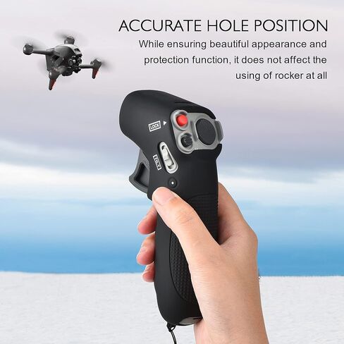 غطاء واقٍ لجهاز التحكم في الحركة DJI FPV مع حبل يدوي، حافظة تحكم عن بعد من السيليكون وملحقات مجموعة الطائرة بدون طيار in Kuwait