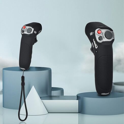 غطاء واقٍ لجهاز التحكم في الحركة DJI FPV مع حبل يدوي، حافظة تحكم عن بعد من السيليكون وملحقات مجموعة الطائرة بدون طيار in Kuwait