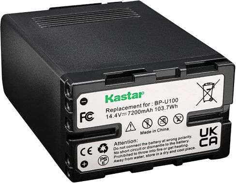 Kastar BP-U100 AC LCD Dual Fast Charger Compatible with Sony PXW-FS5 PXW-FS5K PXW-FS5M2 PXW-FS7 PXW-FS7K PXW-FS7M2 PXW-FS7M2K PXW-FX6 PXW-FX9 XDCAM PXW-FX9K PXW-X160 PXW-X180 Camera in Saudi Arabia
