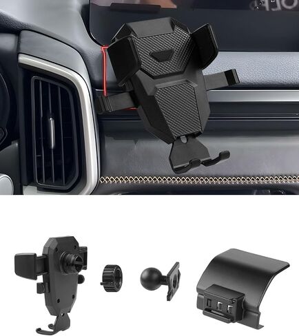 حامل هاتف السيارة Karltys لملحقات Mazda CX50 2023 2024، حامل الهاتف الخلوي CX-50، حامل حامل بفتحة تهوية بدون استخدام اليدين للهواتف الذكية iPhone Android in Kuwait