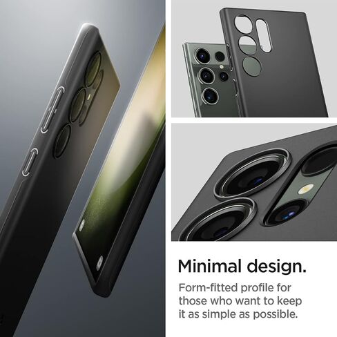 Spigen Thin Fit Designed for Galaxy S23 Ultra Case (2023) [Military-Grade Protection] - Abyss Green in Saudi Arabia