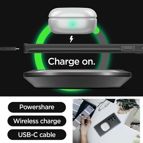 Spigen Thin Fit Designed for Galaxy S23 Ultra Case (2023) [Military-Grade Protection] - Abyss Green in Saudi Arabia