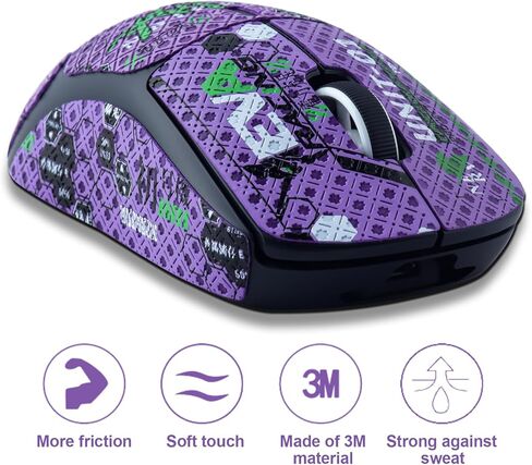 شريط قبضة JOMKIZ Mouse المضاد للانزلاق مناسب لجلد فأرة الألعاب اللاسلكية Logitech G PRO X Superlight، مقاوم للعرق، سهل الاستخدام، تصميم ذاتي اللصق، مجموعة ترقية الفئران الاحترافية in Kuwait