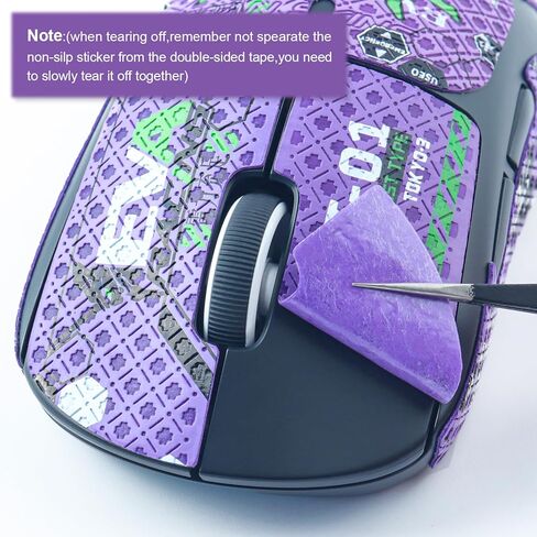 شريط قبضة JOMKIZ Mouse المضاد للانزلاق مناسب لجلد فأرة الألعاب اللاسلكية Logitech G PRO X Superlight، مقاوم للعرق، سهل الاستخدام، تصميم ذاتي اللصق، مجموعة ترقية الفئران الاحترافية in Kuwait