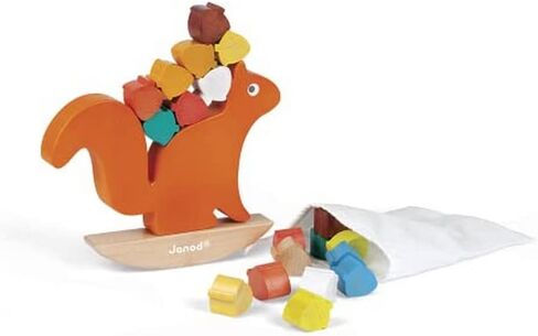 Janod Squirrel Nutty Balance Game - Ages 18 Months + - J08126 in Saudi Arabia