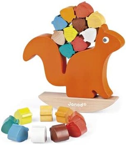 Janod Squirrel Nutty Balance Game - Ages 18 Months + - J08126 in Saudi Arabia