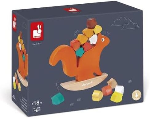 Janod Squirrel Nutty Balance Game - Ages 18 Months + - J08126 in Saudi Arabia