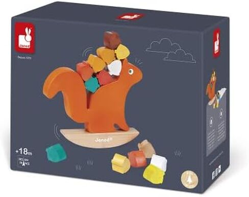 Janod Squirrel Nutty Balance Game - Ages 18 Months + - J08126 in Saudi Arabia
