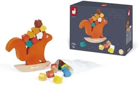 Janod Squirrel Nutty Balance Game - Ages 18 Months + - J08126 in Saudi Arabia