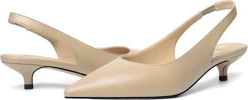 Womens Cute Slip On Matte Dating Pointed Toe Slingback Kitten Low Heel Pumps Shoes 1.5 Inch in Saudi Arabia