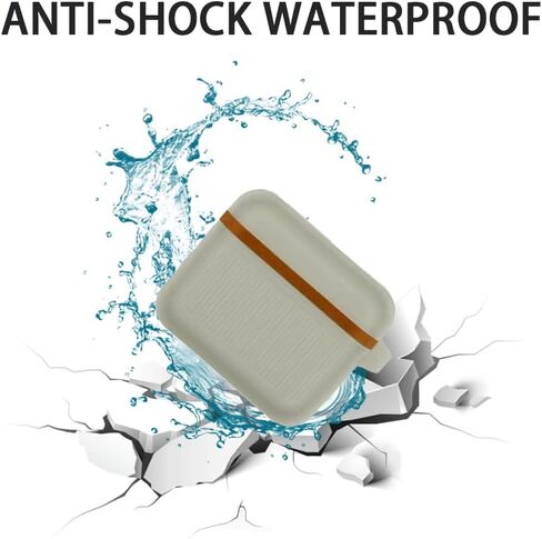 Case for AirPods Pro 2, Soft Silicone 3D Cool Fashionable Suitcase Design Shockproof AirPods Charging Case with Metal Keychain for Men Women Kids Teens Boys Girls (White,pro2) in Saudi Arabia