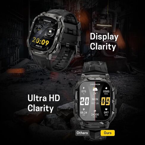 CARBINOX Tempered Glass Screen Protector Compatible Smartwatches - High Transparency, Anti Scratch, High Sensitivity, Bubble Free (2 Pack) Blaze S in Kuwait