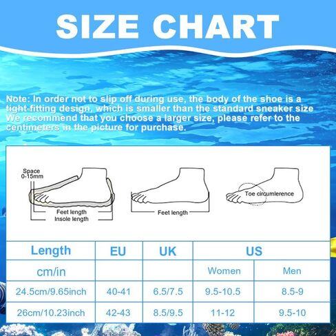 Water Shoes, Barefoot Aqua Shoes, Quick Drying Lightweight Shoes Non Slip, for Beach Swim Surf Women Men in Saudi Arabia