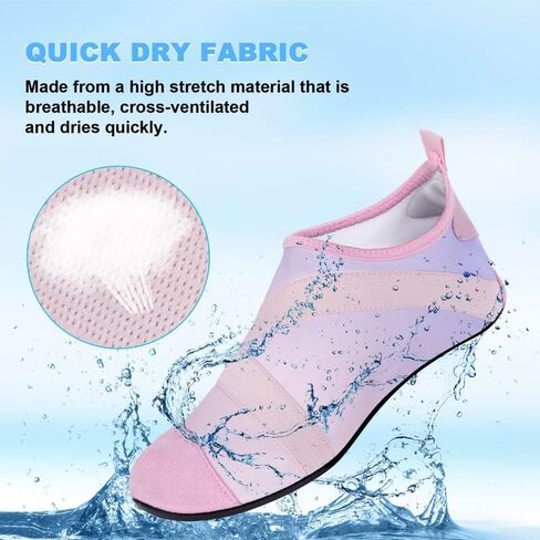 Water Shoes, Barefoot Aqua Shoes, Quick Drying Lightweight Shoes Non Slip, for Beach Swim Surf Women Men in Saudi Arabia