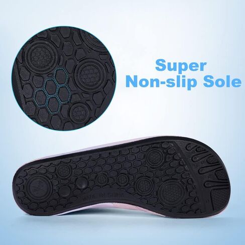 Water Shoes, Barefoot Aqua Shoes, Quick Drying Lightweight Shoes Non Slip, for Beach Swim Surf Women Men in Saudi Arabia