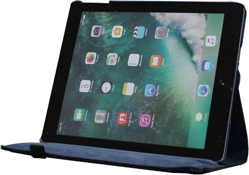 Smart Case for iPad 5th / 6th Generation with Pencil Holder, Rotating Stand Magnetic Auto Wake Up/Sleep Cover for 2017/2018 iPad 9.7 Model A1893 A1954 A1822 A1823 (Navy Blue) in Saudi Arabia