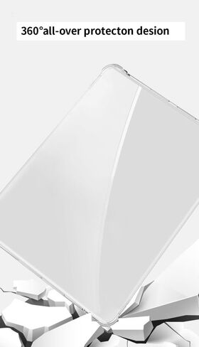 حافظة شفافة لجهاز Amazon Kindle Fire HD7 7th SR043KL الجيل التاسع (إصدار 2017 2019)، غطاء شفاف ناعم للغاية من مادة TPU لجهاز Amazon Kindle HD 7 7th 9th Gen 7 بوصة (لجهاز HD7 7th 9th 2017 2019) in Saudi Arabia