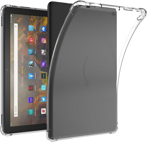 حافظة شفافة لجهاز Amazon Kindle Fire HD7 7th SR043KL الجيل التاسع (إصدار 2017 2019)، غطاء شفاف ناعم للغاية من مادة TPU لجهاز Amazon Kindle HD 7 7th 9th Gen 7 بوصة (لجهاز HD7 7th 9th 2017 2019) in Saudi Arabia