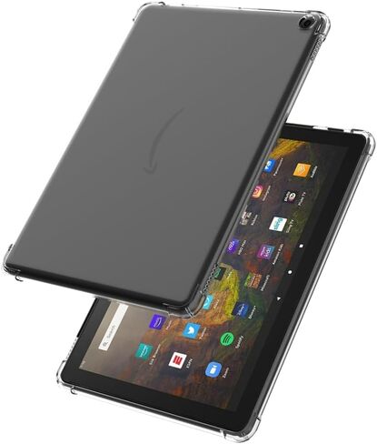 حافظة شفافة لجهاز Amazon Kindle Fire HD7 7th SR043KL الجيل التاسع (إصدار 2017 2019)، غطاء شفاف ناعم للغاية من مادة TPU لجهاز Amazon Kindle HD 7 7th 9th Gen 7 بوصة (لجهاز HD7 7th 9th 2017 2019) in Saudi Arabia